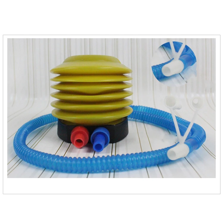 Mini Plastic Hand Air Pump inflator for Balloon Swimming Ring 