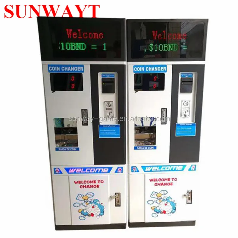 Highly Security Bill To Coin Coin Exchange Machine For Coin Operated