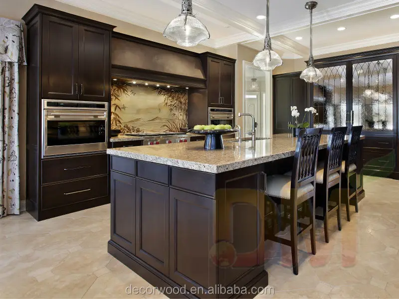 Espresso Custom Shaker Door Rta China Kitchen Cupboards ...