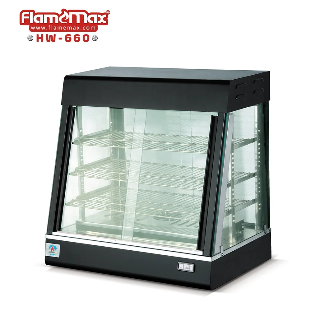 Commercial Countertop Food Warmer Heating Unit Display Cabinet