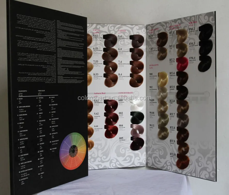 
Beauty 2020 SALON BEST Professional Hair Color Album Catalogue of Professional hair dye/hair colour cream, Hair Album for Salon use, OEM/ODM 