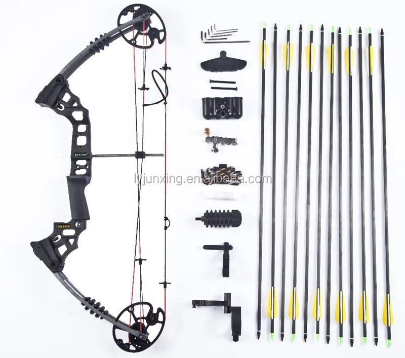 M120 Black compound bow set.jpg