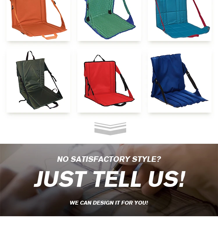 Versatile Waterproof Portable Foam Bleacher Chair For Hiking