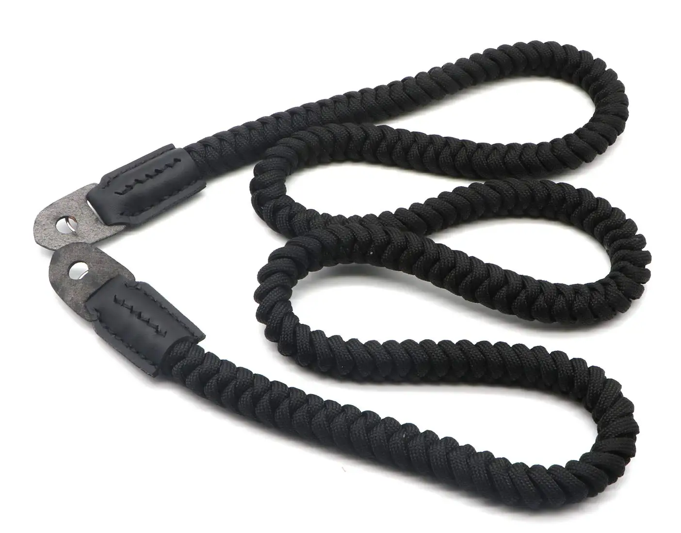 Black Style Paracord Woven Camera Neck Shoulder Strap Belt Handmade For