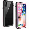 Waterproof Phone Case for iPhone Xs, Customized Pink Rugged Full-body Protective Cell Phone Case for iPhone Xs iPhone X