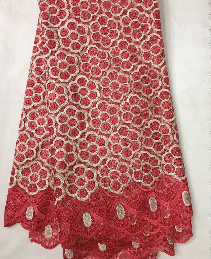 maroon lace material