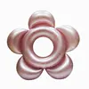 Inflatable pool toys colorful shining flower swimming ring life buoy