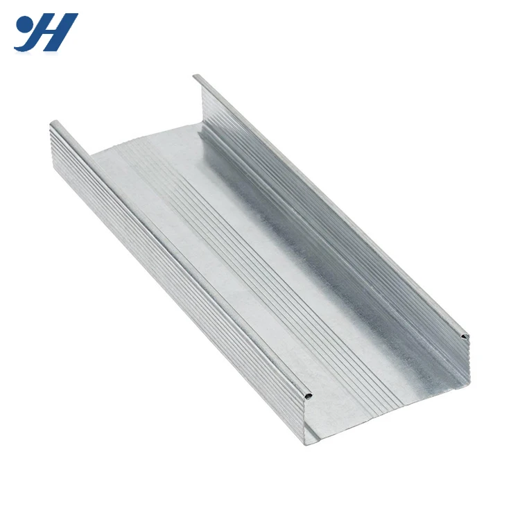 Cold Bending Steel Structure Galvanized Mild Steel C Channel Metal Stud ...