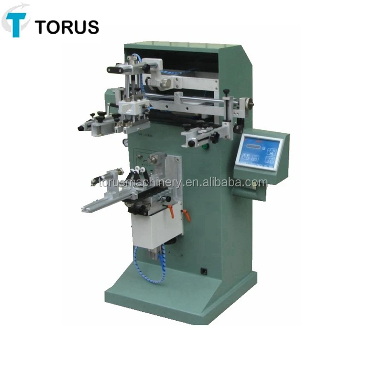 Manual Operating Mini Cylindrical Multi Color Screen Printing Machine