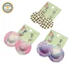YWXN025 RDT Wholesale Girl Korean Nature Countryside Style Sweet Summer Beach Holiday Knit Hat Shaped Earrings Jewelry Accessory