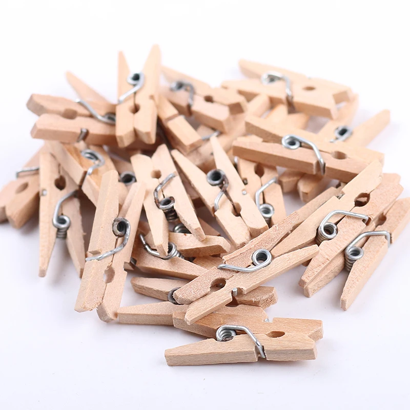 Birch Wooden Strong Spring Cloth Pegs Clips Clamp - Buy Clothes Clamp ...