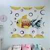 Fruit Fish Swimming Bubble Wall Hanging Flag Banner