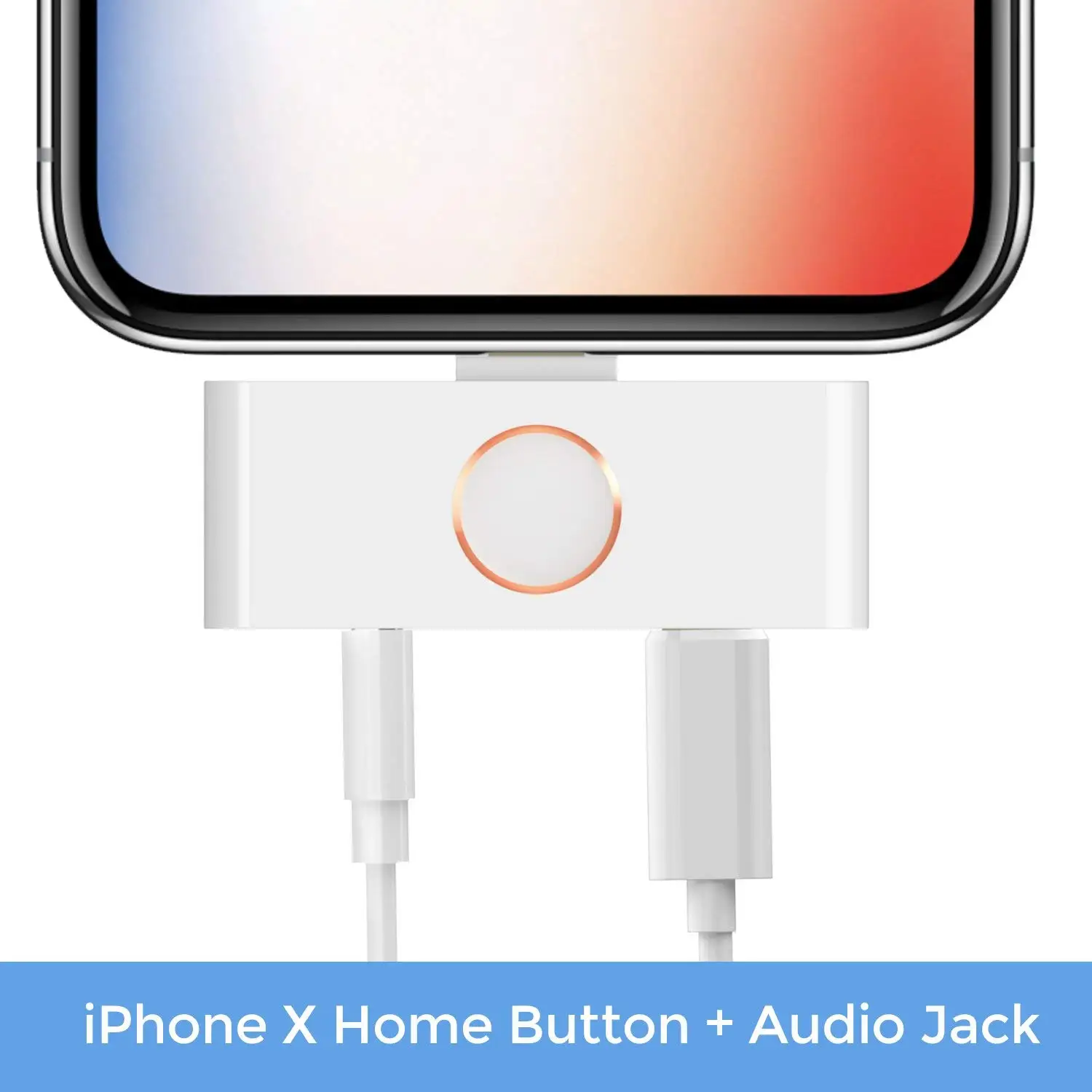 Amazing Home Button For Iphone X/xs Audio Adapter,Home Button + Audio