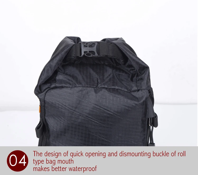 Mensageiro à Prova Bolsa de 8 Bolsas Sling Motocicleta Preta Ultra Robusto Cordura d' Água l 19 motorcycle waterproof bag