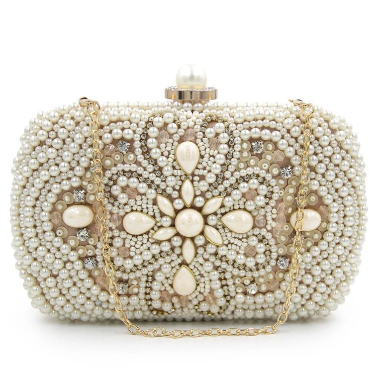 Evening Dress Dinner Ladies Bag Clutch Bags With Pearl - Buy Clutch ...