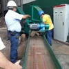 Environment-friendly industrial electric wood chipper for sale