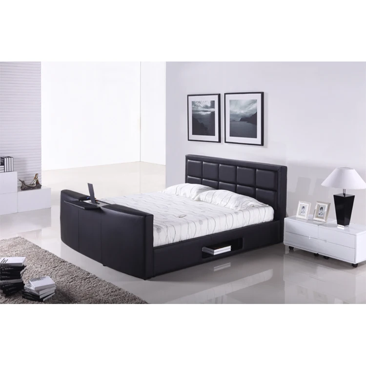 Latest home life classics sleeping design upholstered platform bed\t