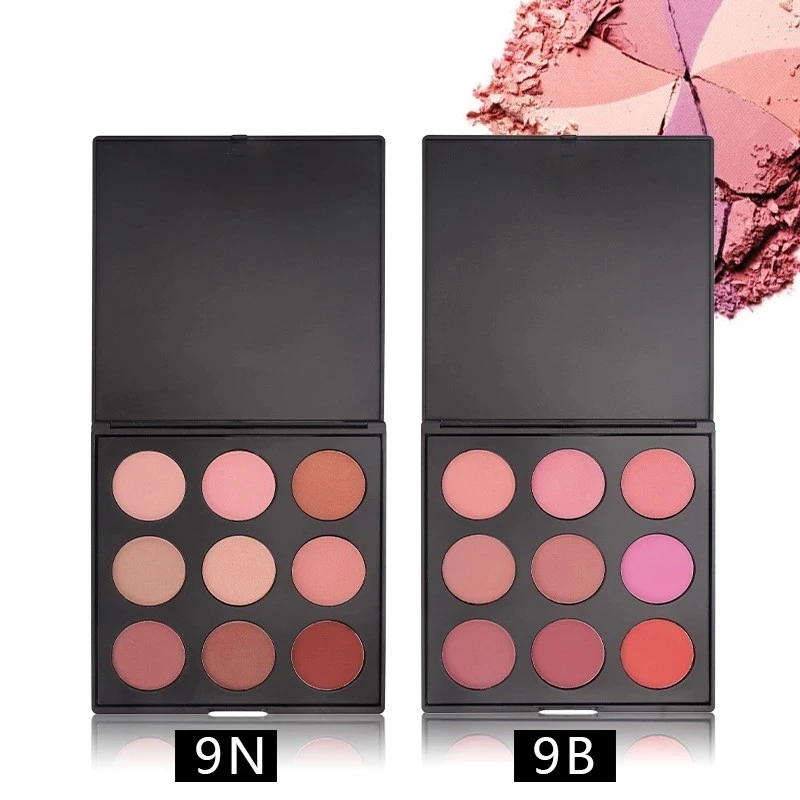 2019 New Trending Product Oem Pink Peach Matte Bronzer Eyeshadow And Blush