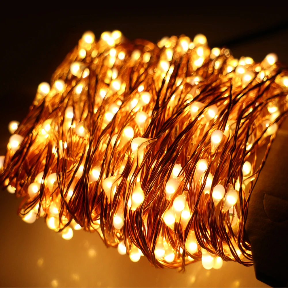 Best Er Warm White Fairy Solar Curtain Waterproof Outdoor Led Hanging String Lights Edison Battery
