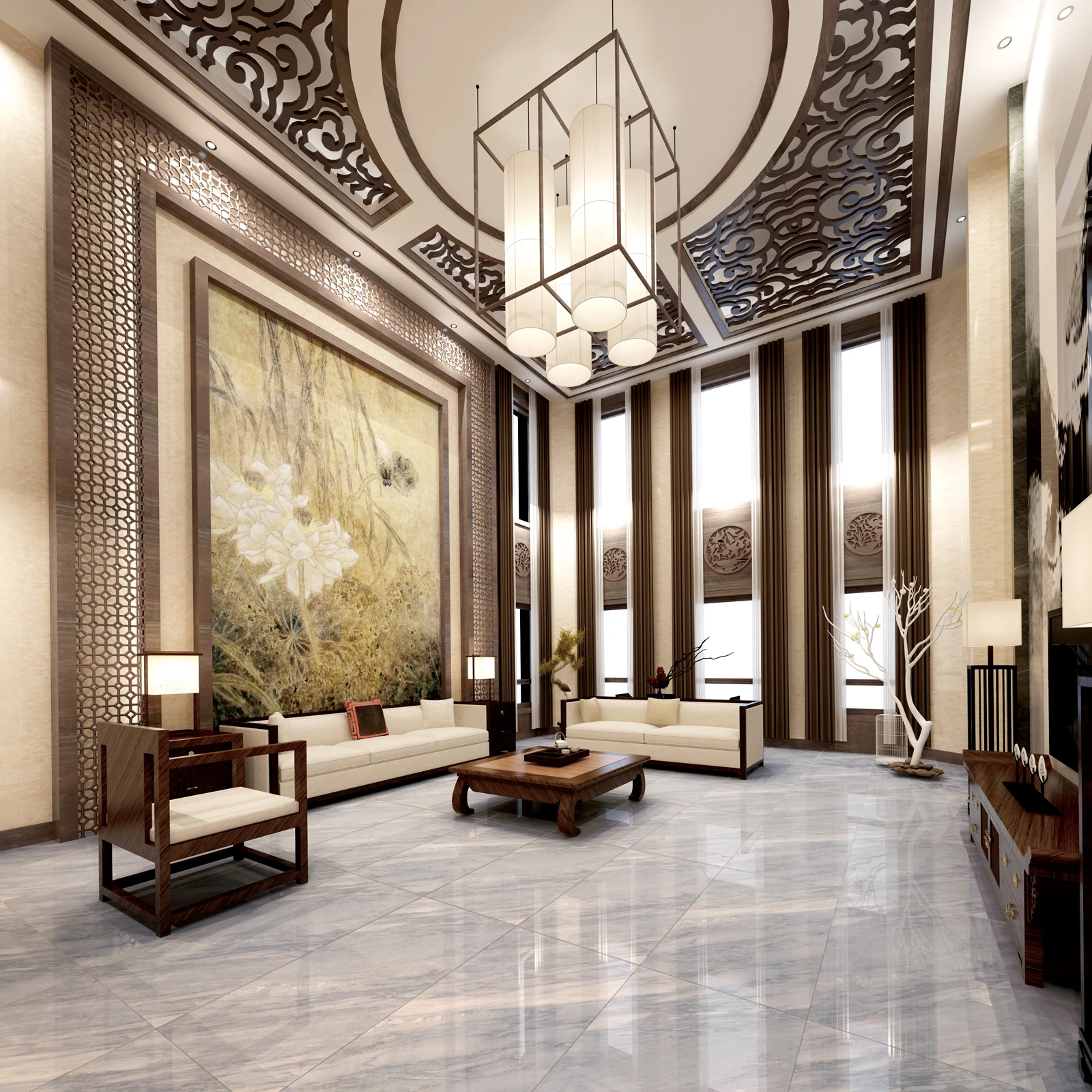 高品质 60 * 120厘米新款瓷地砖