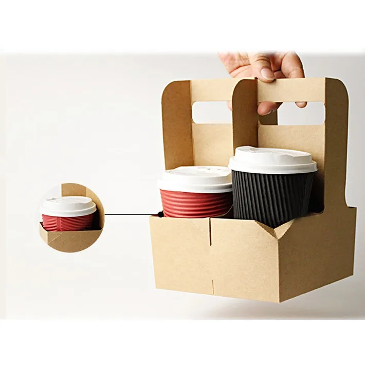 Download Reusable Strong Coffee Cup Paper Holder Trays Drink Holder ...