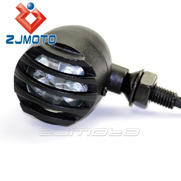 BLACK LED TURN SIGNAL INDICATOR  FOR SPORTSTER BOBBER CAFE RACER CHOPPER