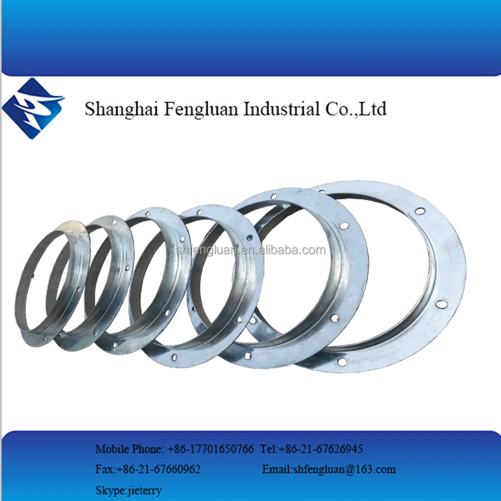 Hvac System Spiral Duct Flange Galvanized Buy Flange Galvanized