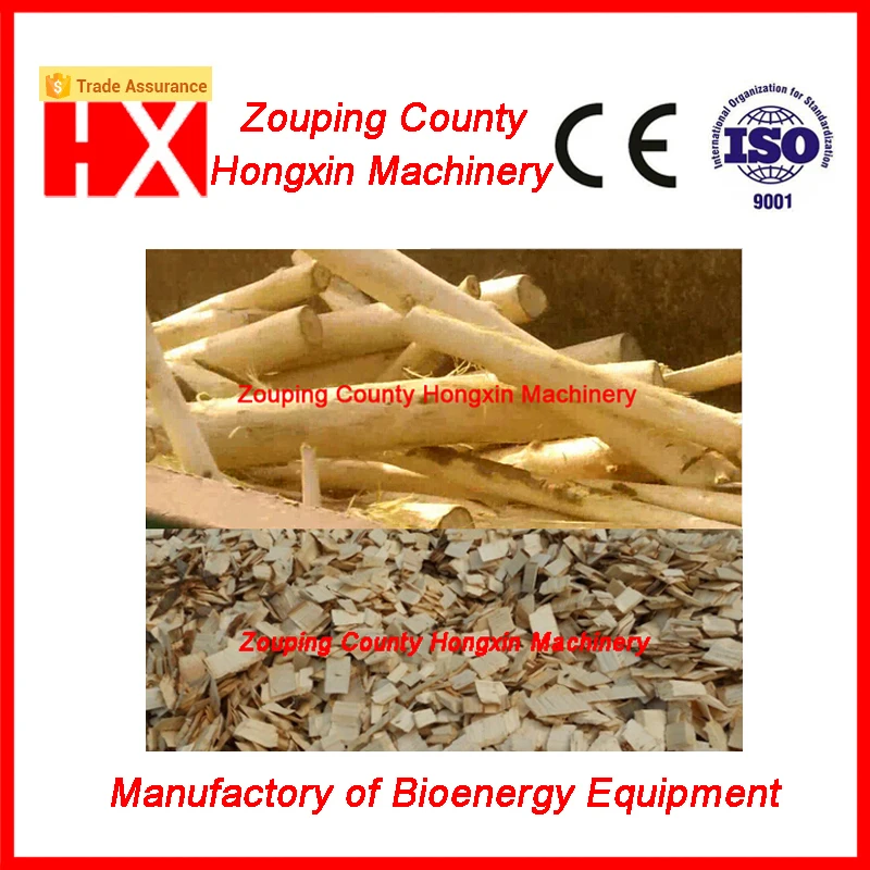 Log debarker and disc wood chipper combination for paper-making plant
