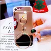 Korean Style Metal Circular Ring Tassel Mirror Shell Phone Case Cover For iPhone 5 5s 8 7 7Plus 6 6S Plus