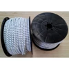 White with blue 1/4" Polypropylene Polyester Elastic Bungee Rope Shock Cord