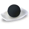 NEW Products Oem Bamboo Charcoal Powder Black Bath Bomb Surprise With Silver Glitter