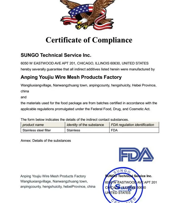 Stainless steel Round filter disc extruder screen wire mesh for water filter