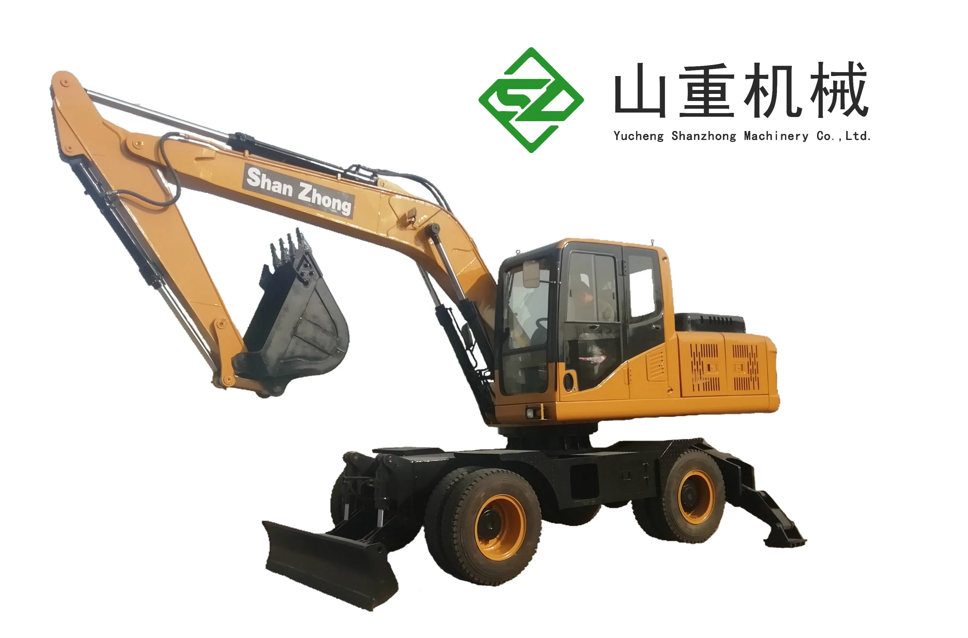 Wheel Excavator For Sale Small Digging Machine China 13ton Wheel