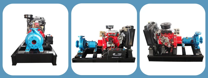 End suction diesel water pump