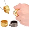 Creative Cool Brass Knuckles Zinc Alloy Self-Defense Ring Anti-wolf Protective Equipment Outdoor EDC Tool Portable Punk Rings