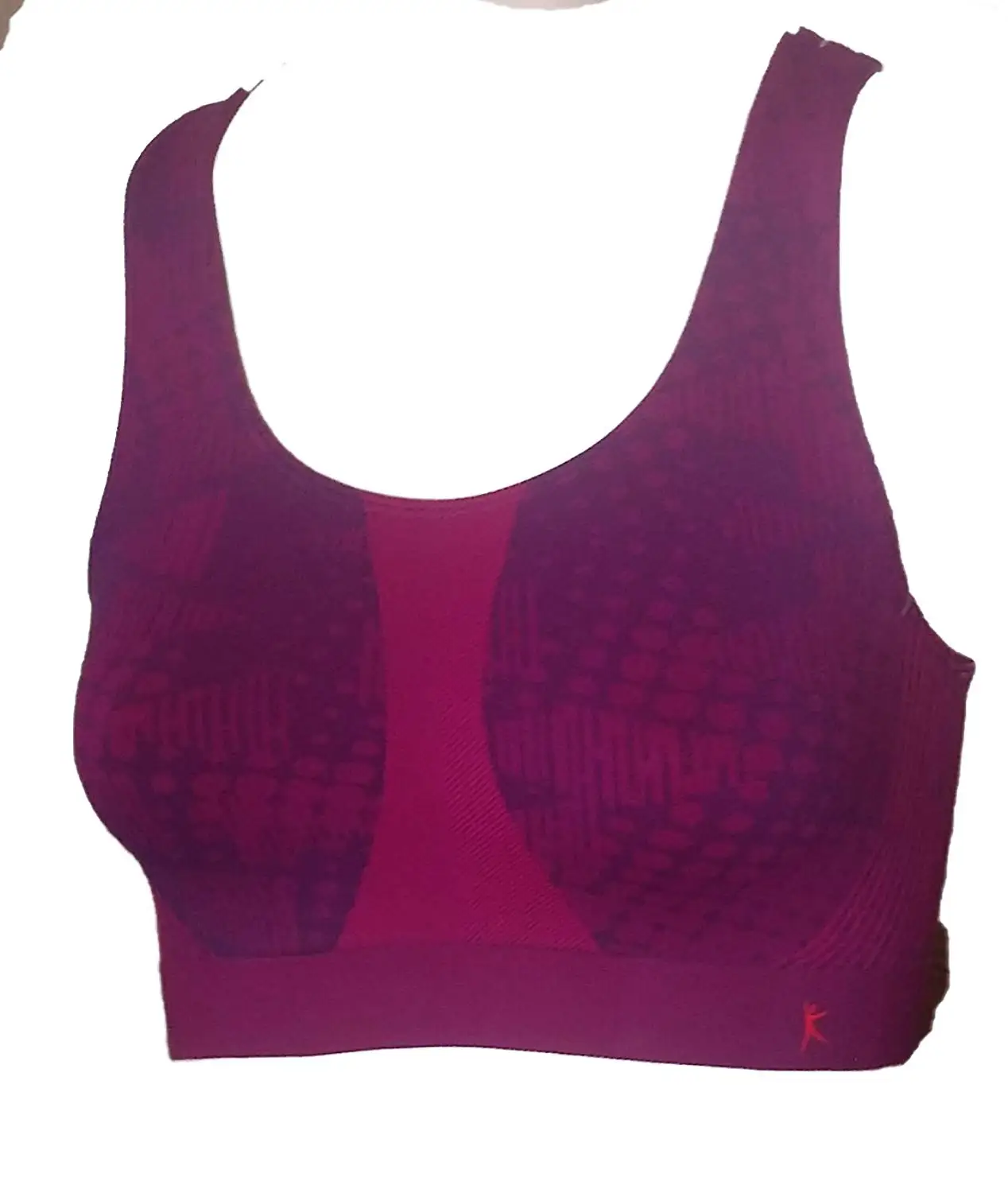 danskin now women's keyhole seamless sports bra