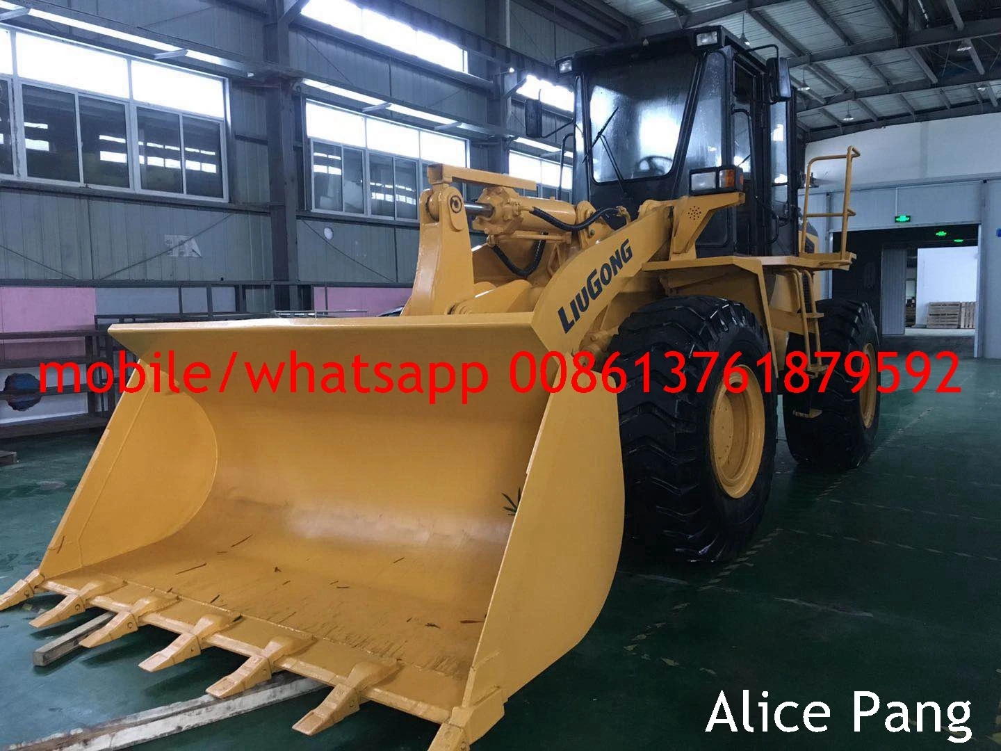 Chinese Cheap Good Condition Liugong Tractor Wheel Loader Clg856 /used