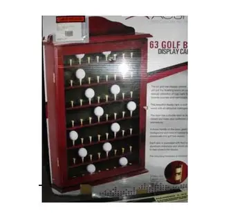 Namebrand Wood 63 Golf Ball Display Cabinet With Felt Buy Golf