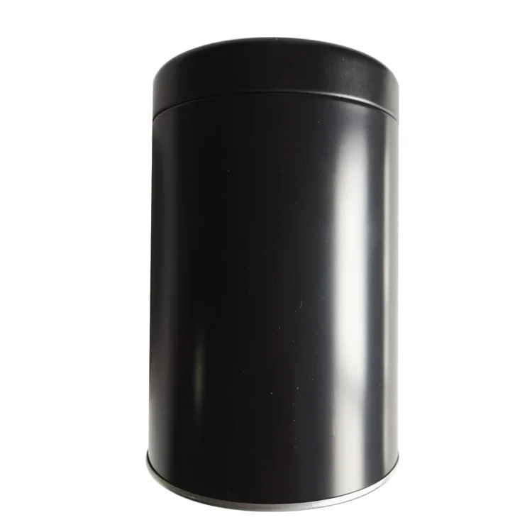 Download Matte Black Round Tin Can Tea Tin Box With Plug Lid - Buy ... Yellowimages Mockups