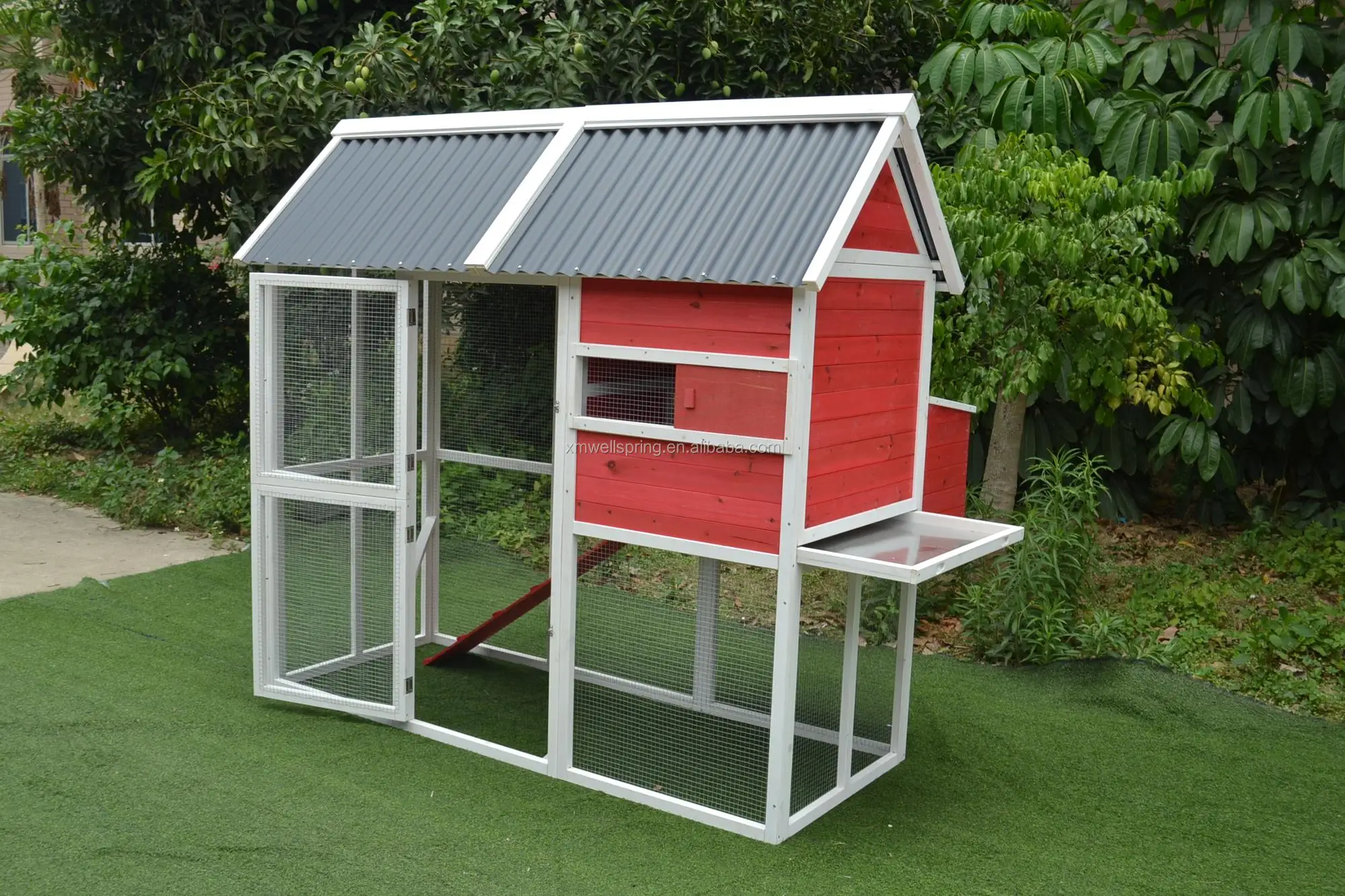 Wooden Plastic Roof Chicken Coop Buy Egg Laying Chicken Coop Hotsale