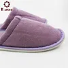 Hot selling closed toe terry towel cloth house slippers for guests
