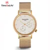 Customized Luxury Women Watches Gold Watches 5ATM Water Resistant Stainless Steel Watches