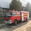 Good used cheap DFAC water fire engine/ 4cbm water container fire fighting trucks