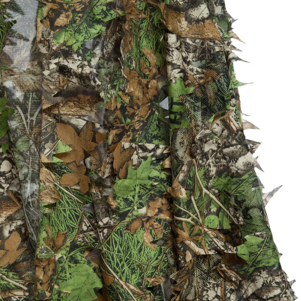 Hunting Ghillie Suit 3D Camo Bionic Leaf Camouflage Jungle Woodland Birdwatching Poncho Manteau Hunting Clothing Durable