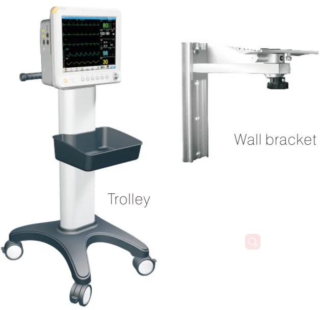Touch screen Monitor with rolling stand for Patient Monitor