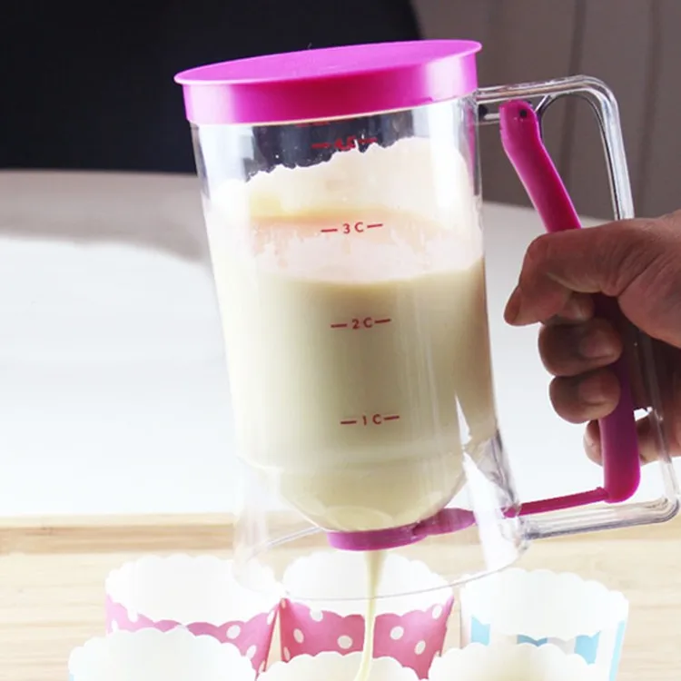 900ml Pancake Batter Dispenser Baking Tool For Cupcakes,Waffles,Muffin