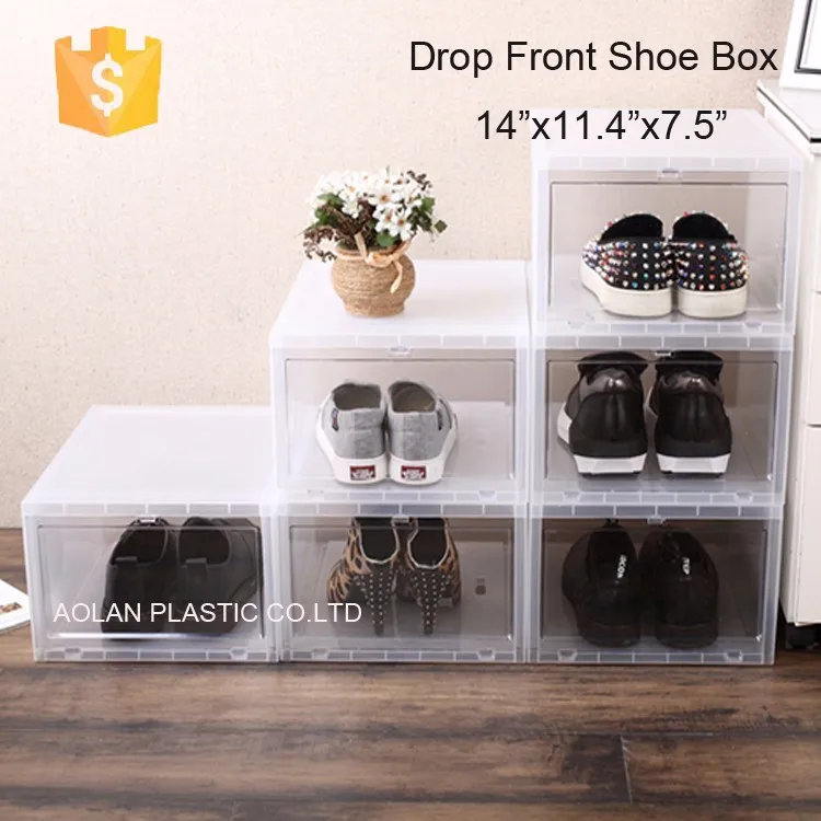 Factory Direct Large Size Iris Drop Front Shoe Box Sneaker Box Buy