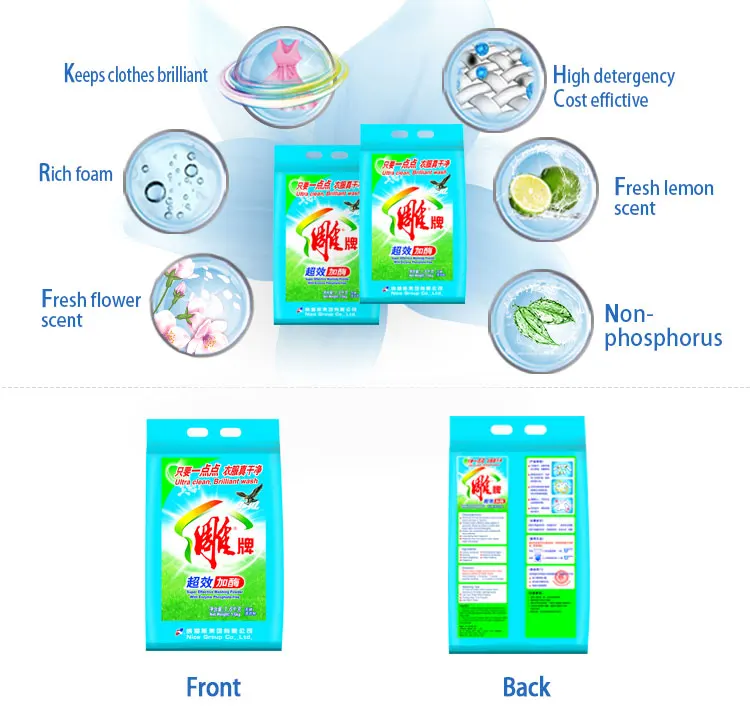 Professional team washing machine powder fragrance plant wash laundry