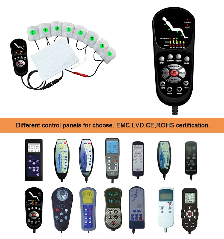 815 8jr Vibration Massage Bed Chair Replacement Spare Parts For Massage Chair Parts Remote 7315