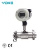 Food Grade Tri-Clamp Double Phase Steel Impeller Liquid Turbine Flow Meter